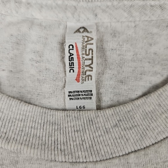 2018 77th Bike Week Daytona Beach St Paddy's Day Heather Gray Sz L Shirt - Picture 4 of 10